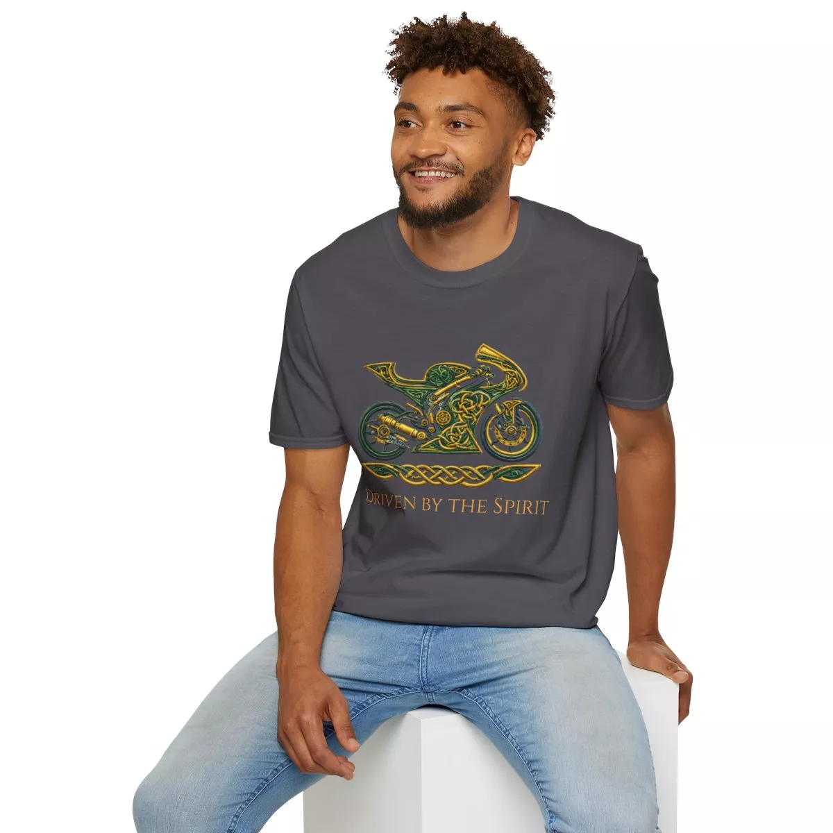 Celtic Motorcycle T-Shirt | Celtic Knot Bike Tee, Irish Motorbike Design