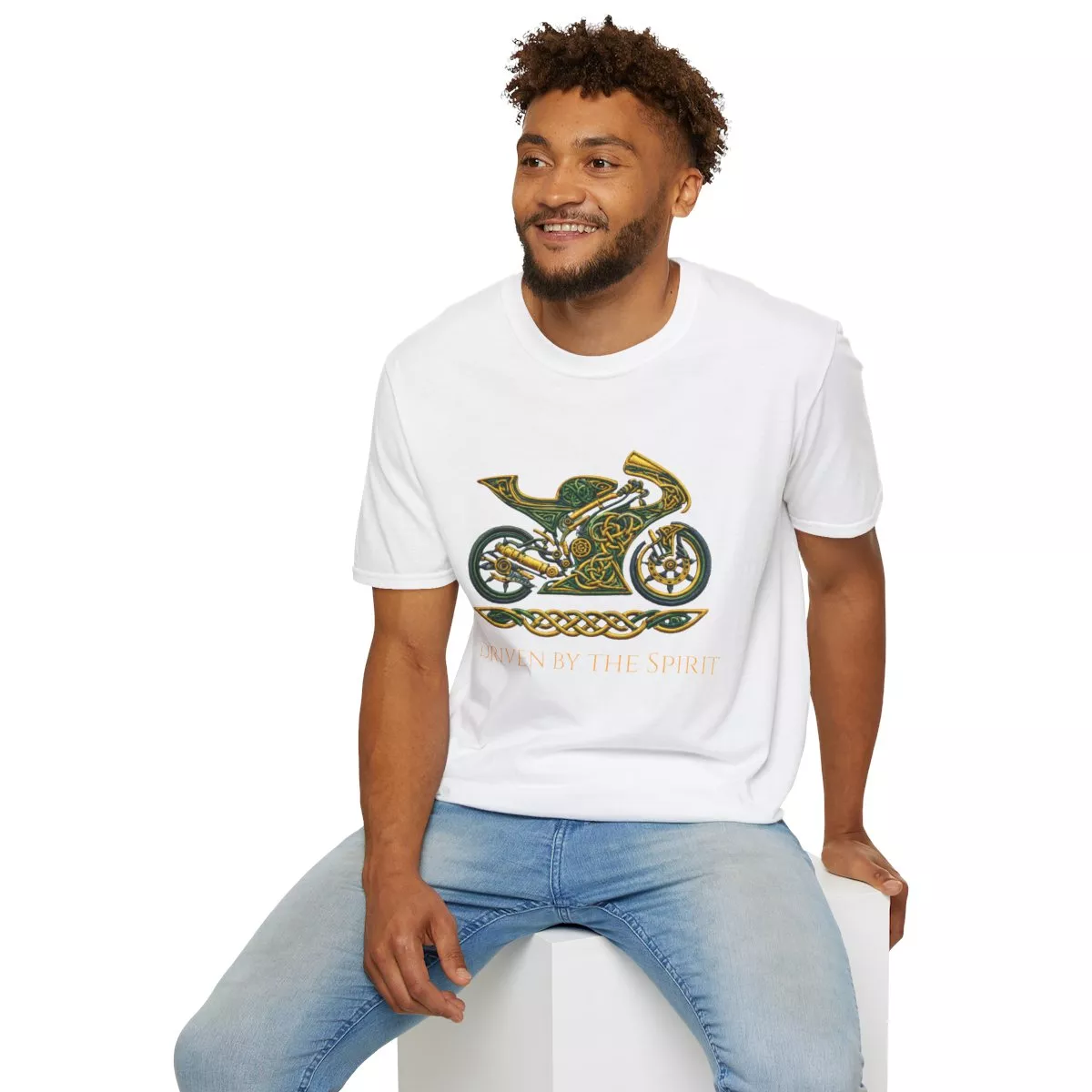 Celtic Motorcycle T-Shirt | Celtic Knot Bike Tee, Irish Motorbike Design