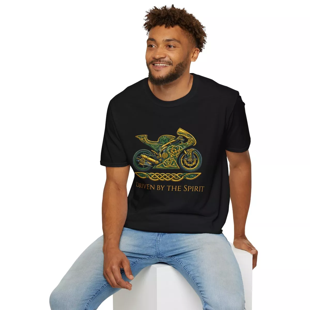 Celtic Motorcycle T-Shirt | Celtic Knot Bike Tee, Irish Motorbike Design