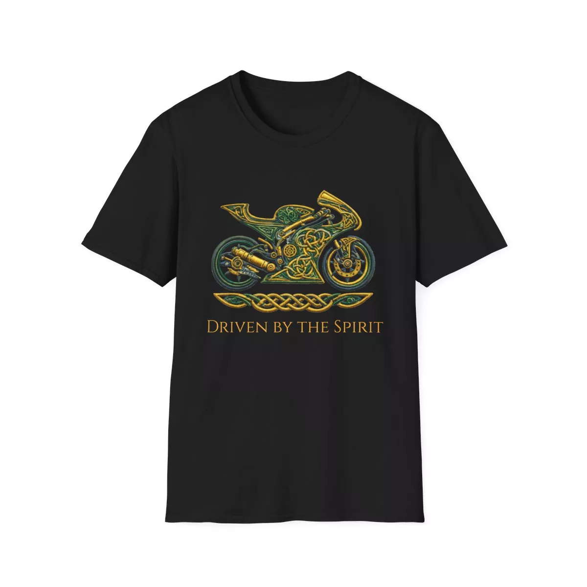 Celtic Motorcycle T-Shirt | Celtic Knot Bike Tee, Irish Motorbike Design