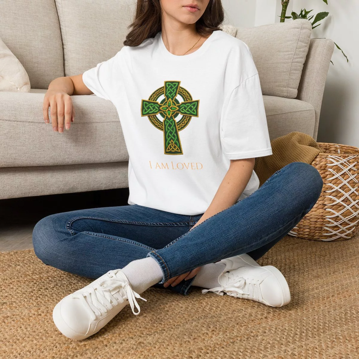 Celtic Cross Knotwork T-Shirt | Irish Celtic Cross Shirt