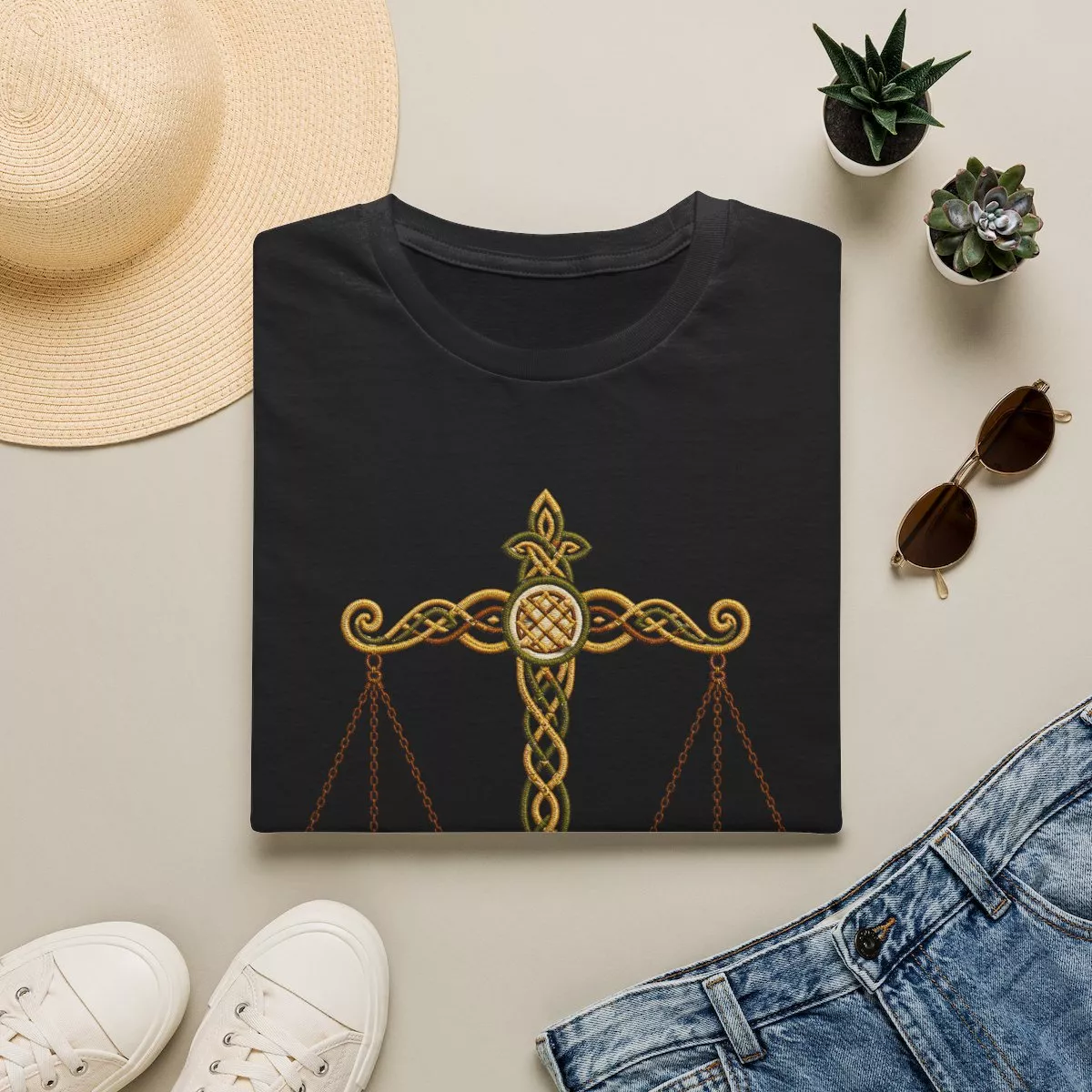 Celtic Scales of Justice T-Shirt | Integrity Matters | Lawyer Legal Tee