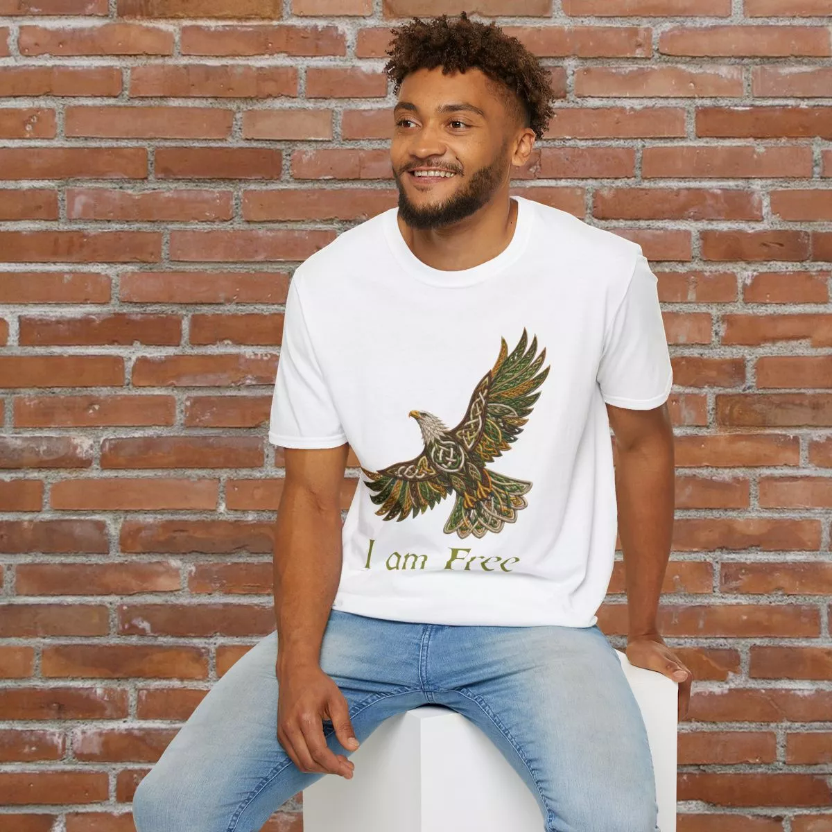I Am Free Eagle shirt | T-Shirt, Celtic eagle design, Freedom bird tee