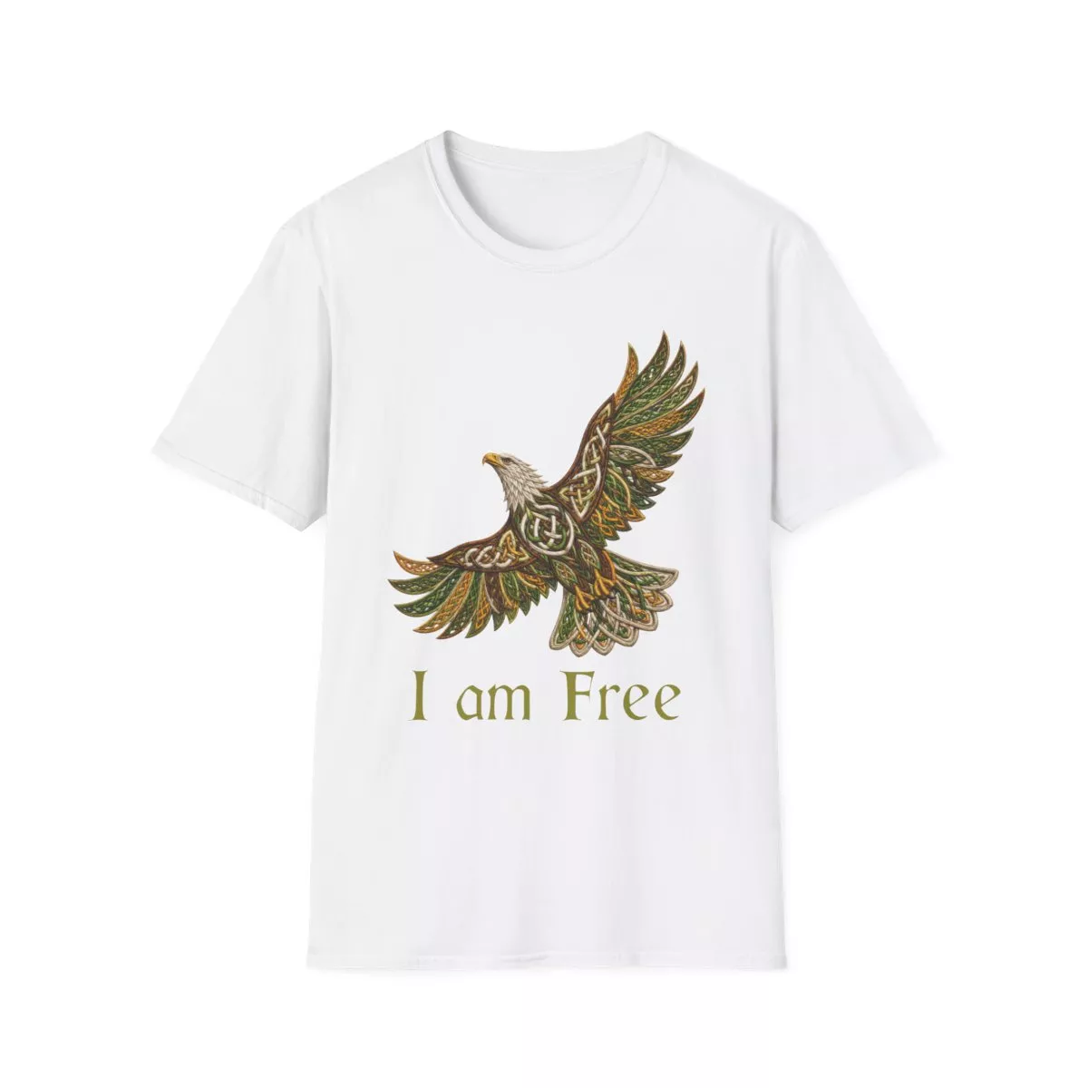 I Am Free Eagle shirt | T-Shirt, Celtic eagle design, Freedom bird tee