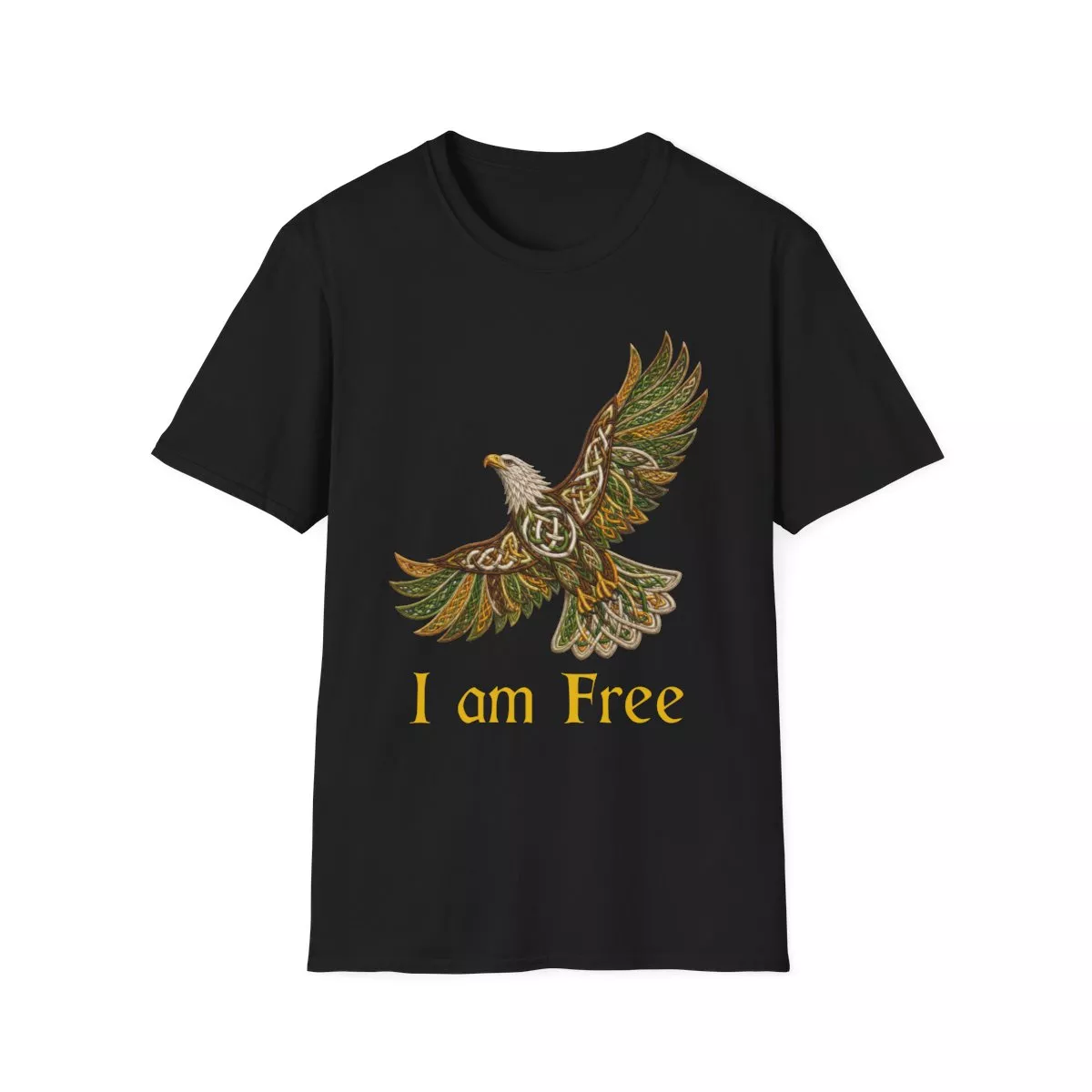 I Am Free Eagle shirt | T-Shirt, Celtic eagle design, Freedom bird tee