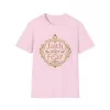 Faith Over Fear tee | Inspirational Christian shirt, embroidered-look print