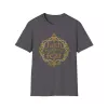 Faith Over Fear tee | Inspirational Christian shirt, embroidered-look print