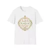 Faith Over Fear tee | Inspirational Christian shirt, embroidered-look print
