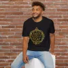 Faith Over Fear tee | Inspirational Christian shirt, embroidered-look print