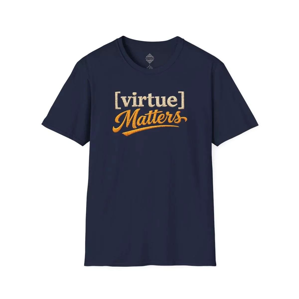 Virtue Matters hand-lettered logo T-Shirt | Inspirational Typography Tee
