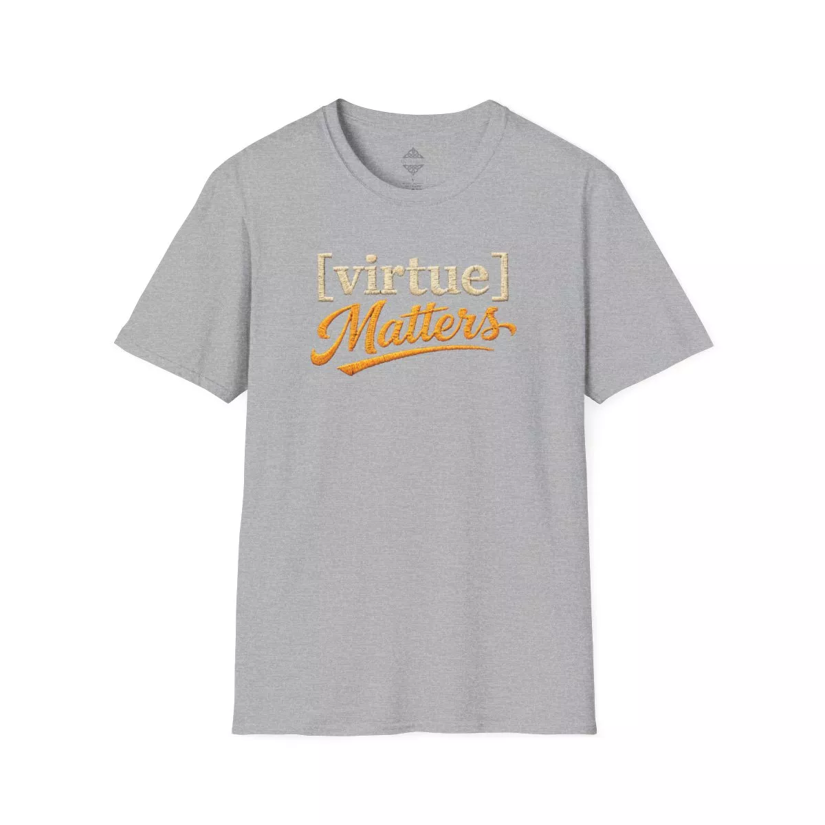 Virtue Matters hand-lettered logo T-Shirt | Inspirational Typography Tee