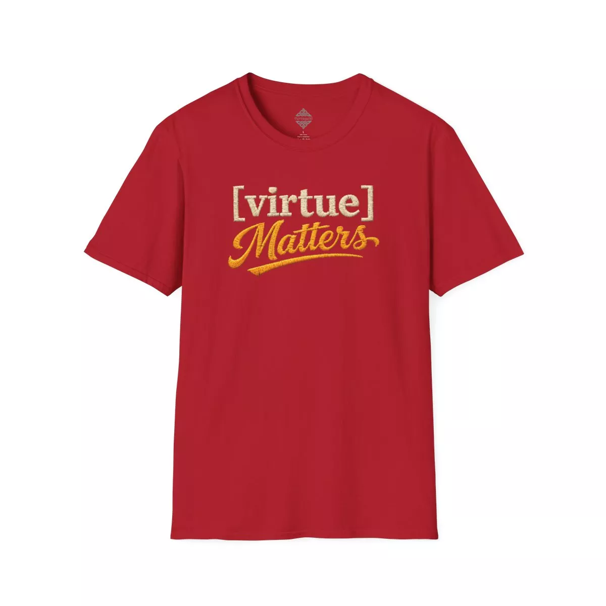 Virtue Matters hand-lettered logo T-Shirt | Inspirational Typography Tee