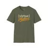 Virtue Matters hand-lettered logo T-Shirt | Inspirational Typography Tee