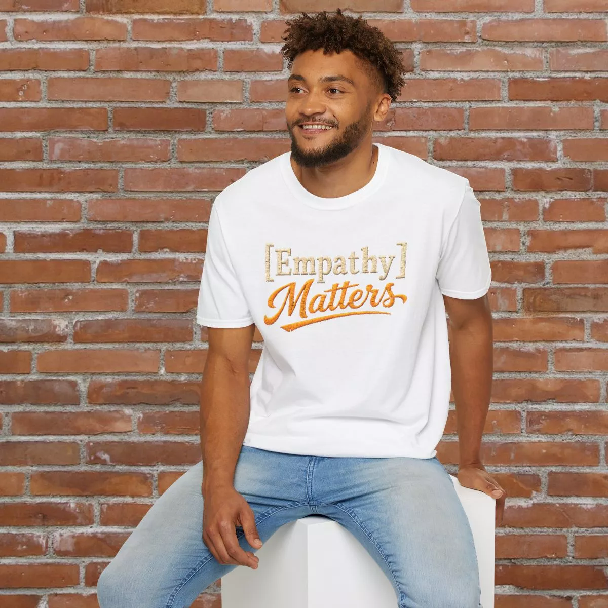 Empathy Matters T-Shirt | Positive Message Tee, Inspirational Typography