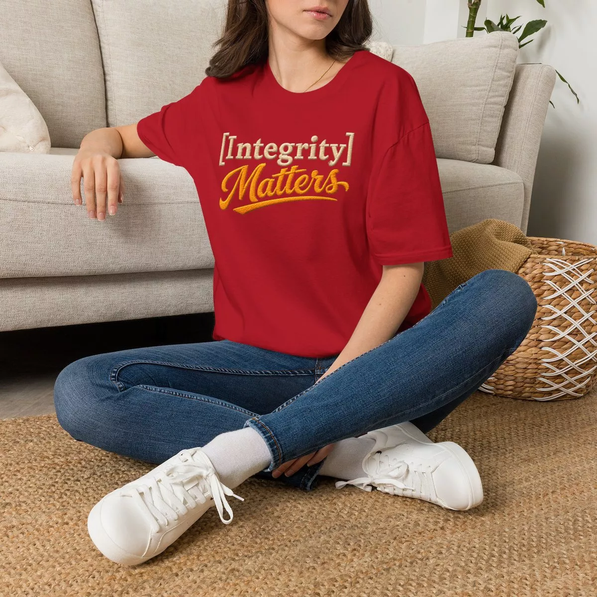 Integrity Matters Graphic Tee – Soft Ring-Spun Cotton Crewneck T-Shirt | Inspirational Values Tee for Men & Women