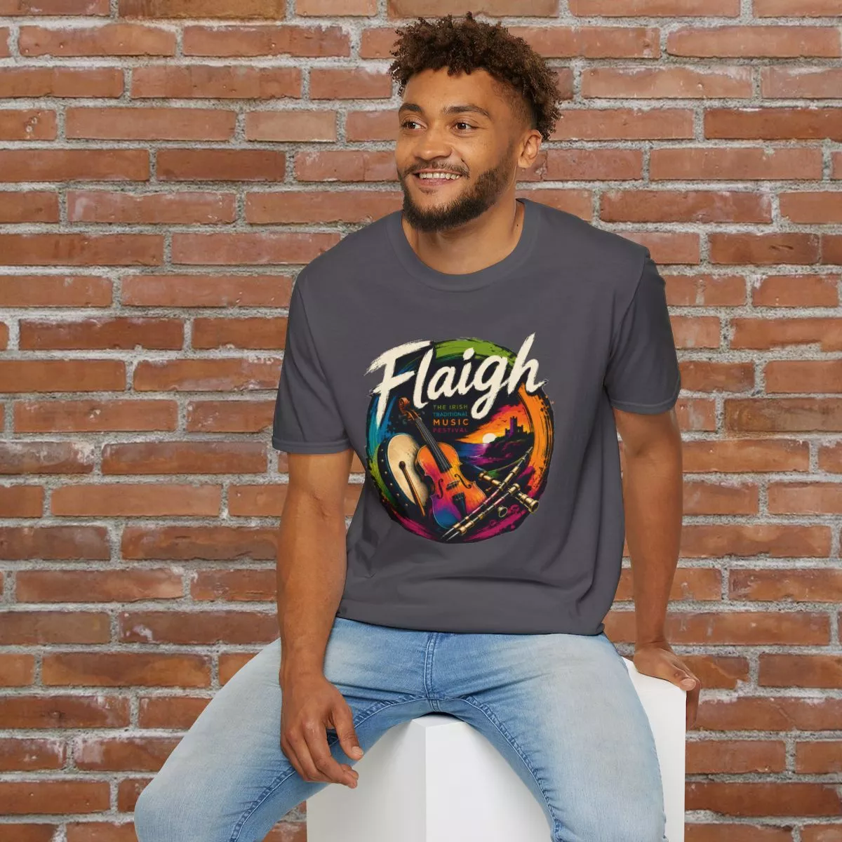 Flaigh Irish Music Graphic Tee | T-Shirt