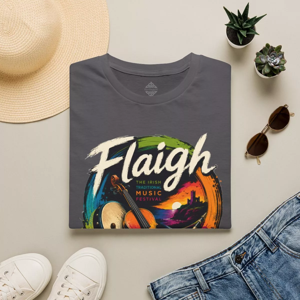 Flaigh Irish Music Graphic Tee | T-Shirt
