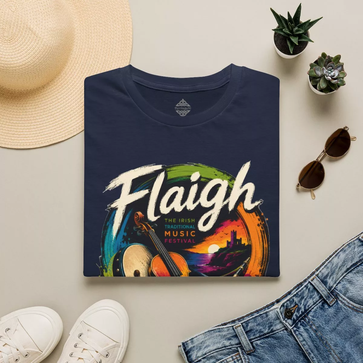 Flaigh Irish Music Graphic Tee | T-Shirt