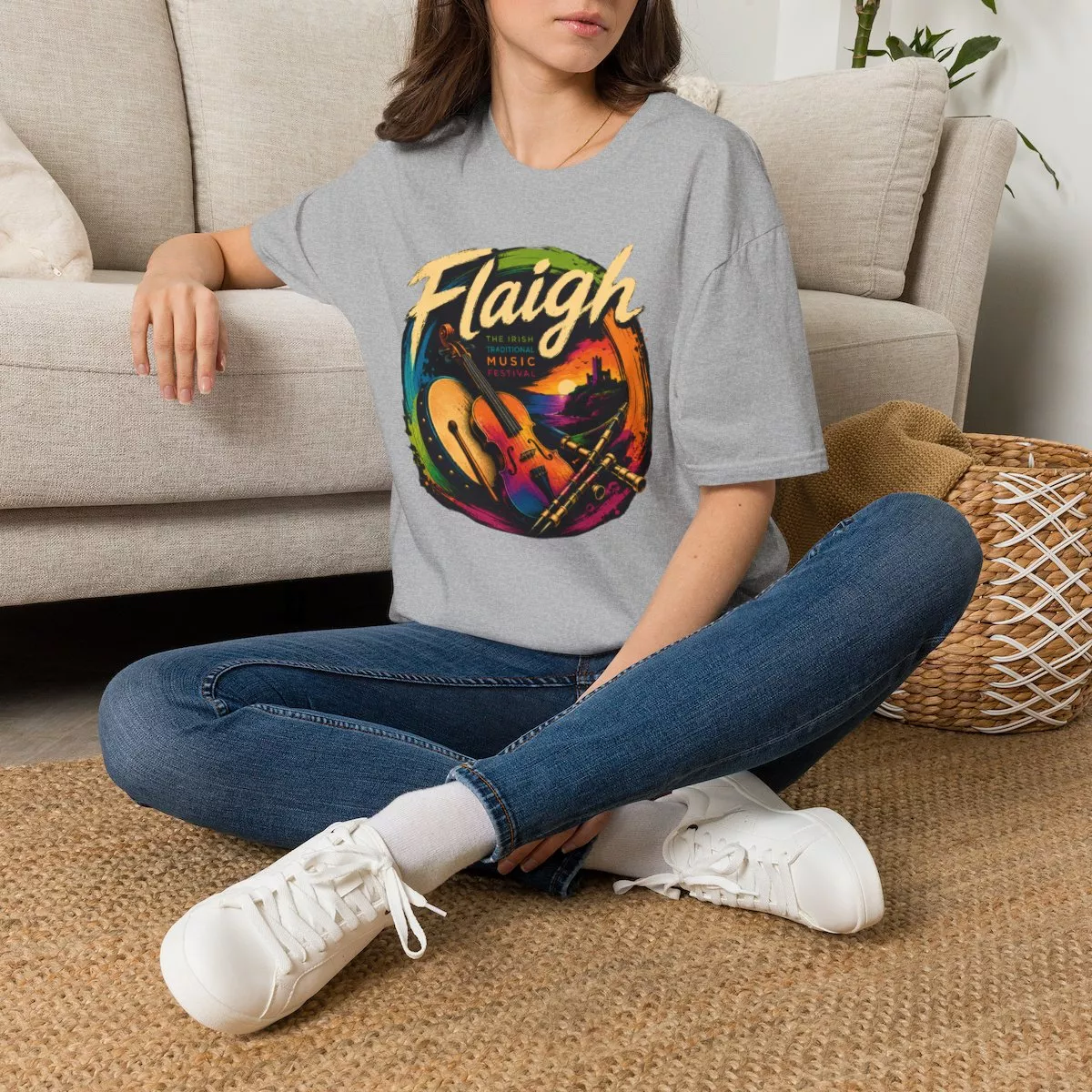 Flaigh Irish Music Graphic Tee | T-Shirt