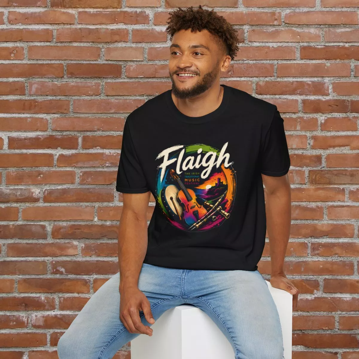 Flaigh Irish Music Graphic Tee | T-Shirt