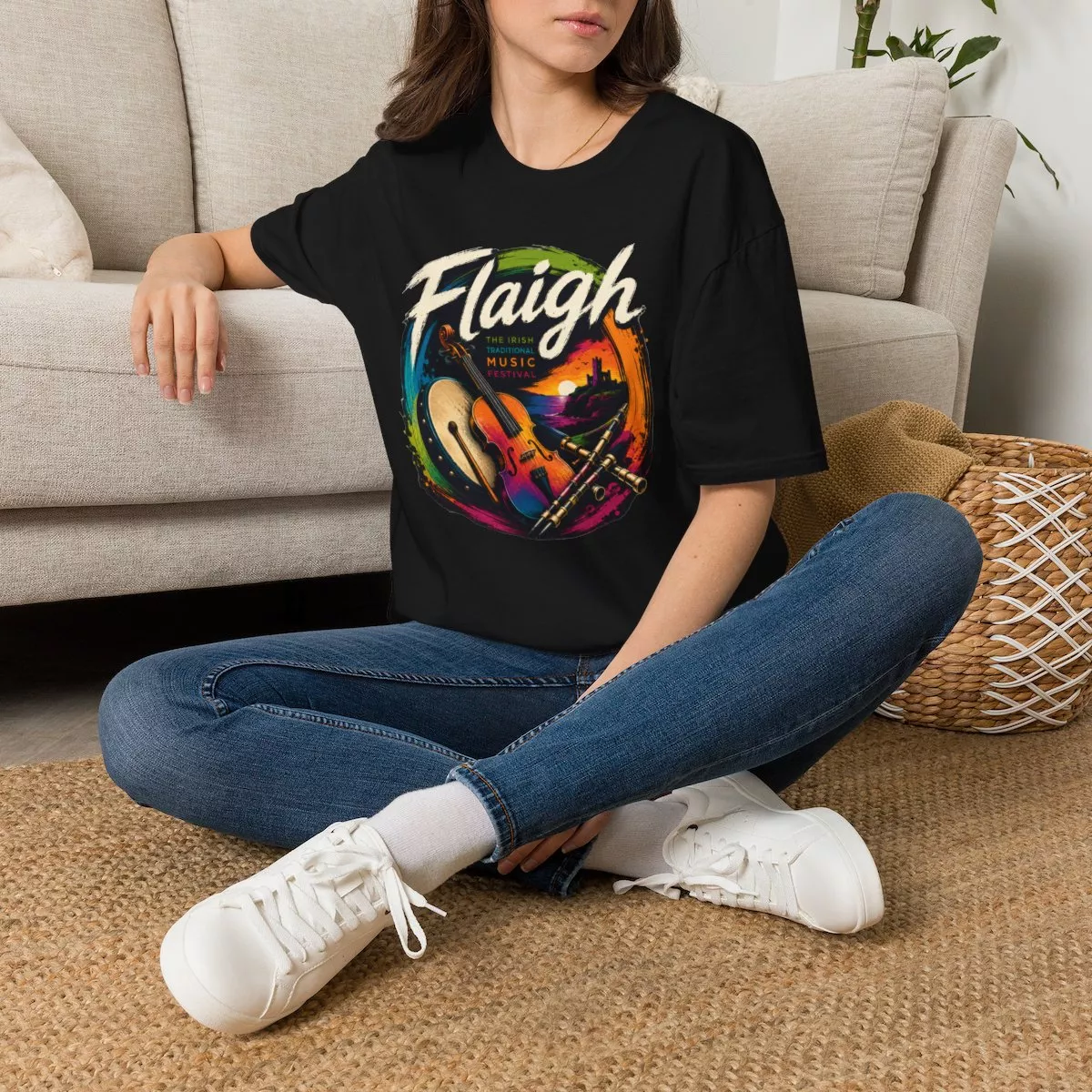 Flaigh Irish Music Graphic Tee | T-Shirt