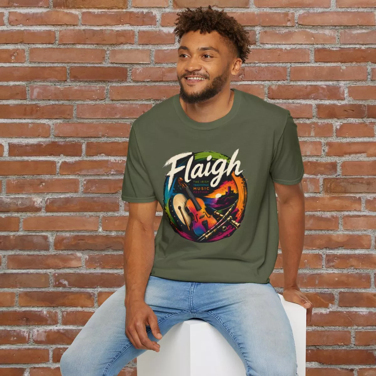 Flaigh Irish Music Graphic Tee | T-Shirt