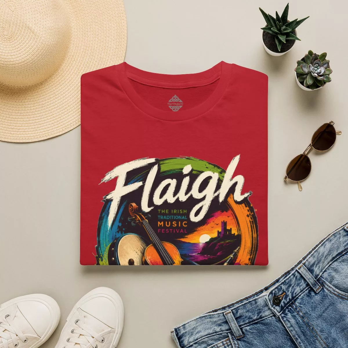 Flaigh Irish Music Graphic Tee | T-Shirt