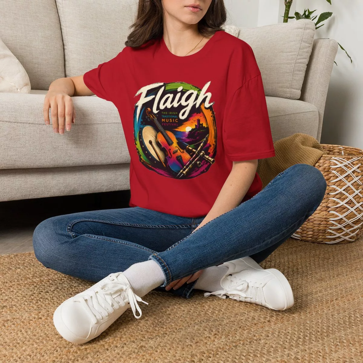 Flaigh Irish Music Graphic Tee | T-Shirt