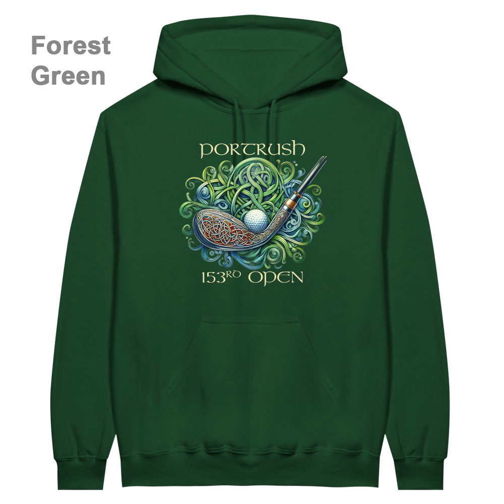 Forest Green Hoodie - Celtic golf design