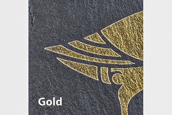 Gold sample for colour only