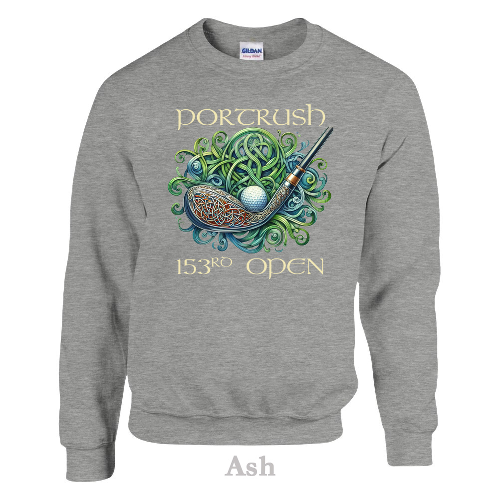 Ash sweatshirt - 153rd Open at Portrush Collection