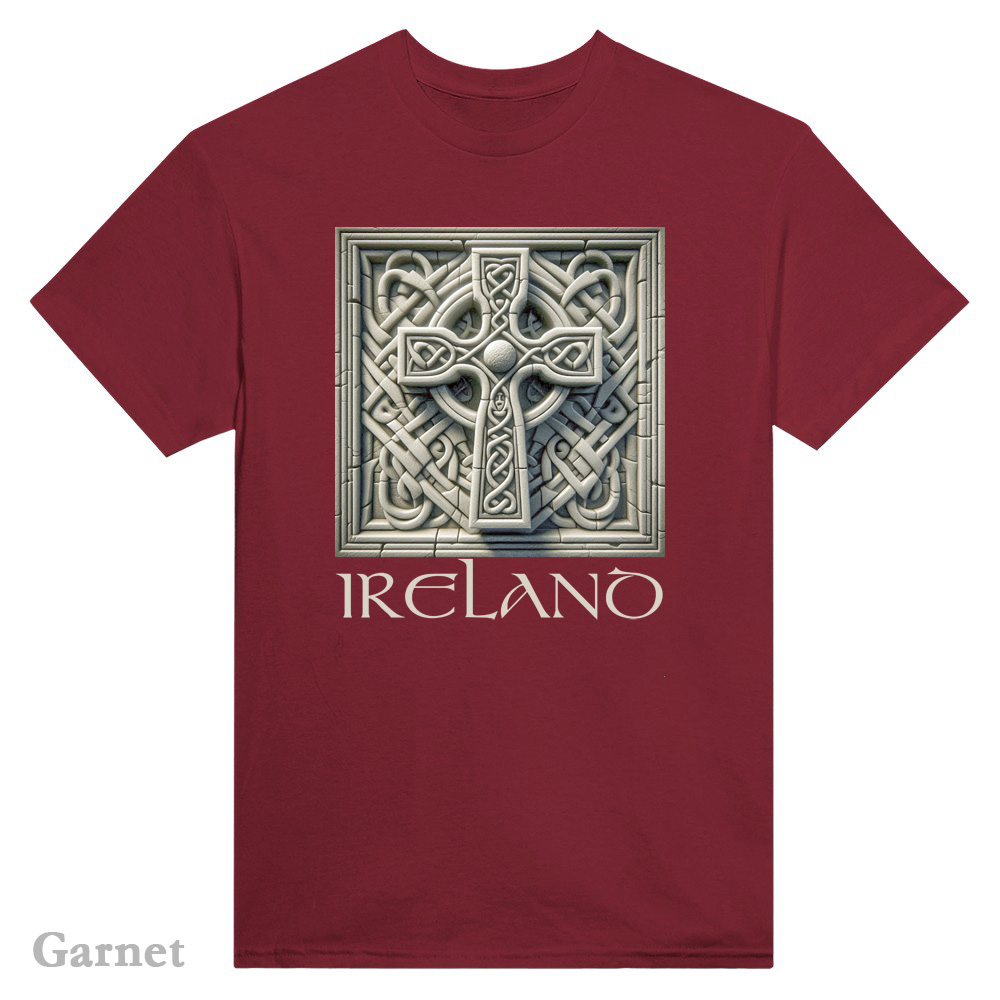 Garnet - Irish Celtic Cross Collection