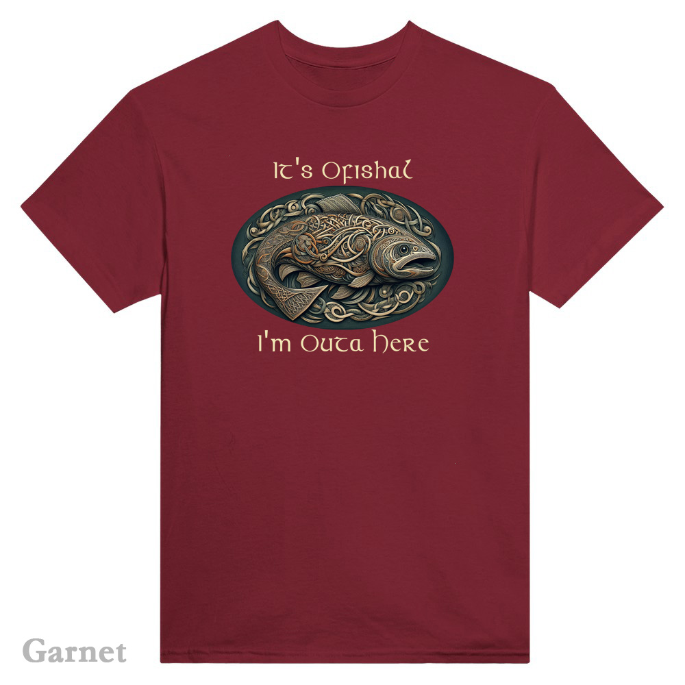 Garnet T-Shirt - Celtic Salmon