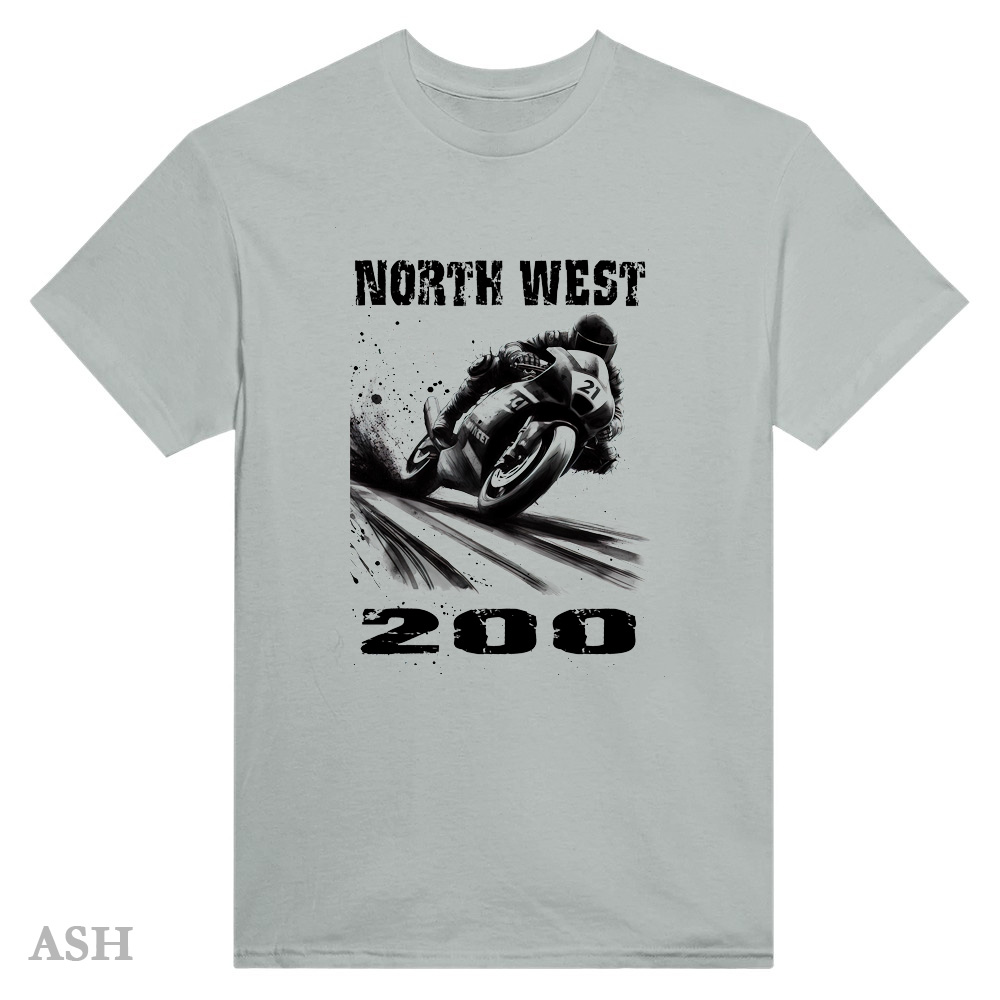 Ash T-Shirt - North West 200 bike Design