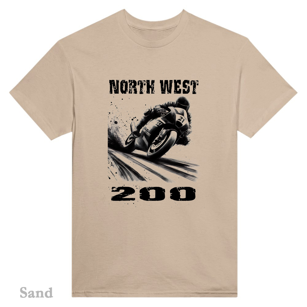 sand T-Shirt - North West 200 bike Design
