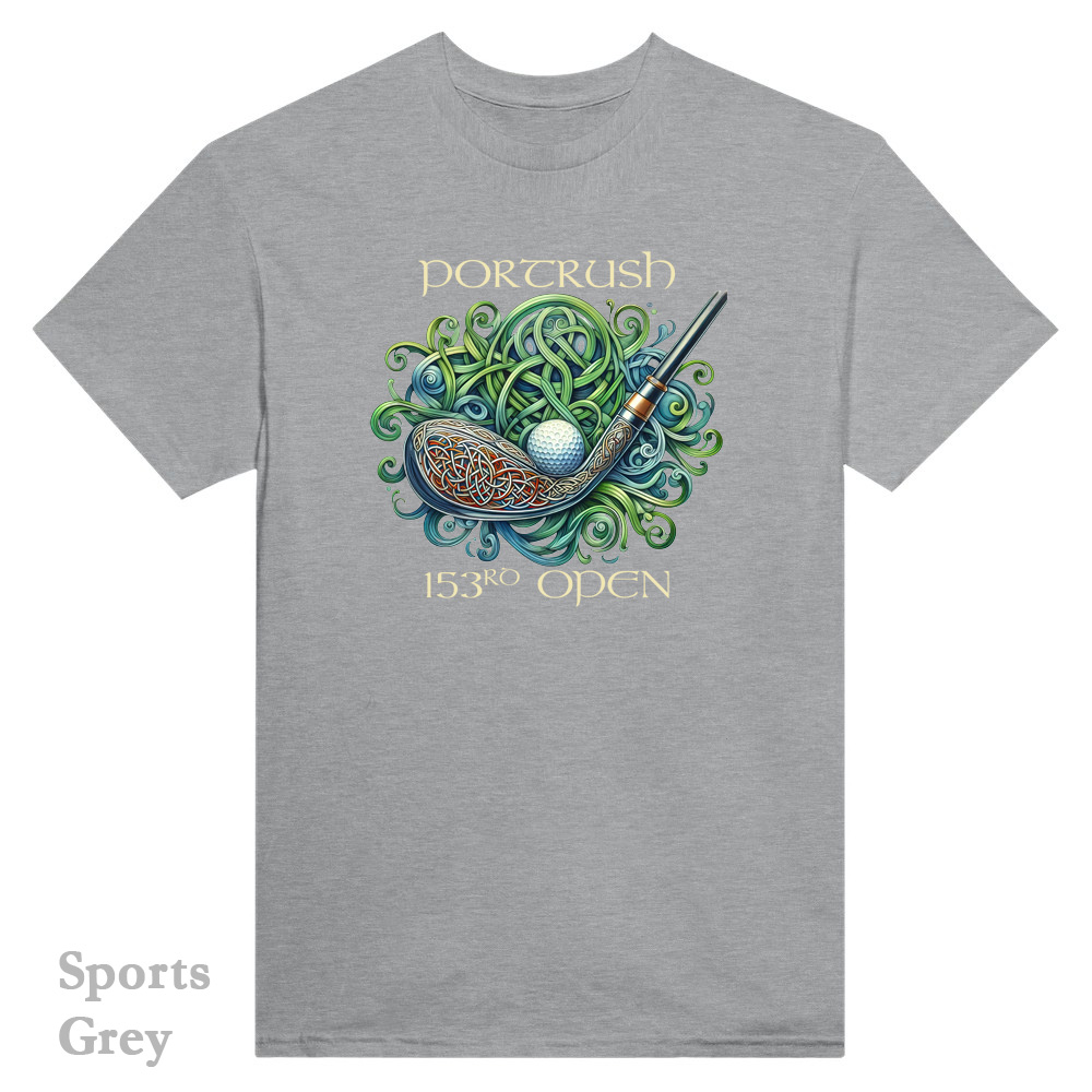 Sports grey T-Shirt - Celtic golf design