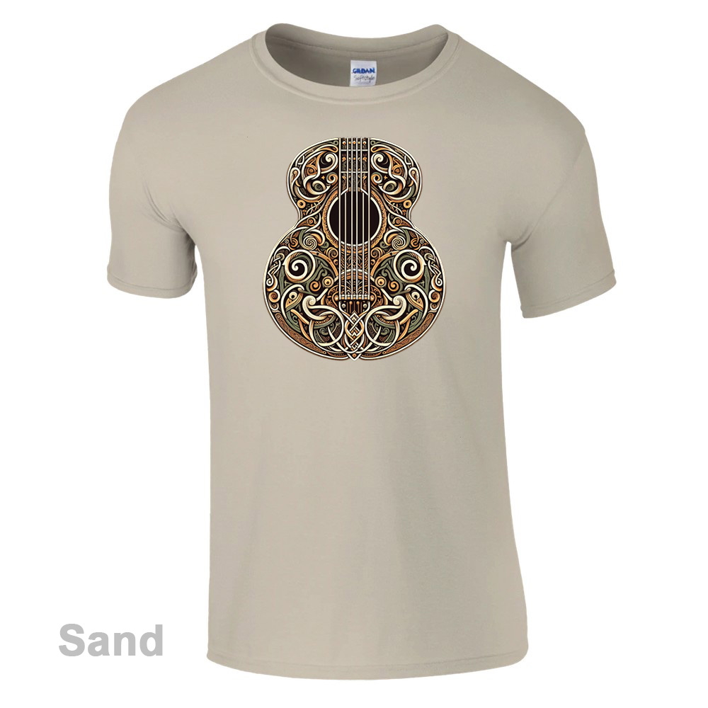 sand T-Shirt - Celtic Guitar design